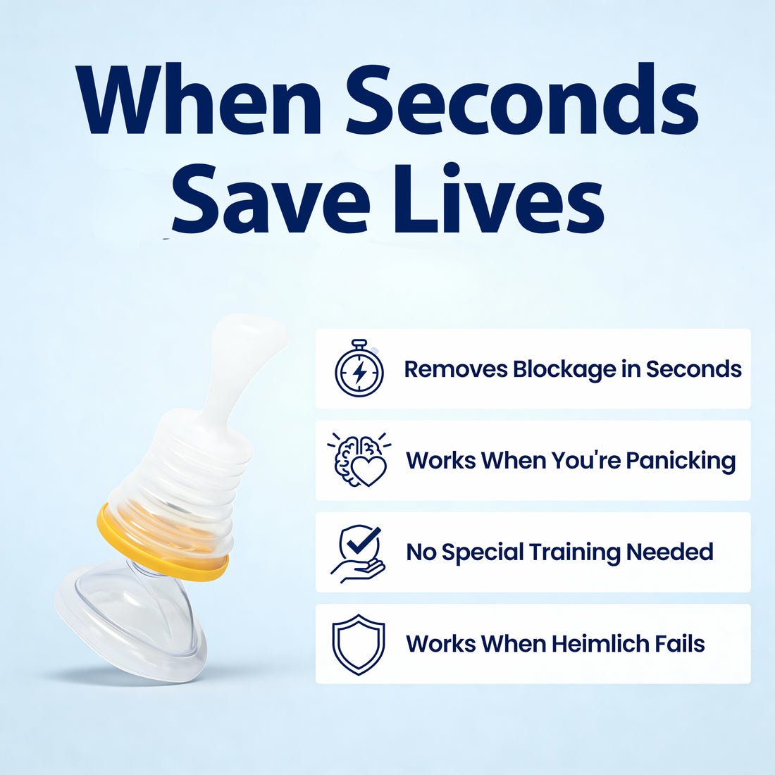 Respirix Emergency Choking Device - PrimecoRespirix Emergency Choking Device